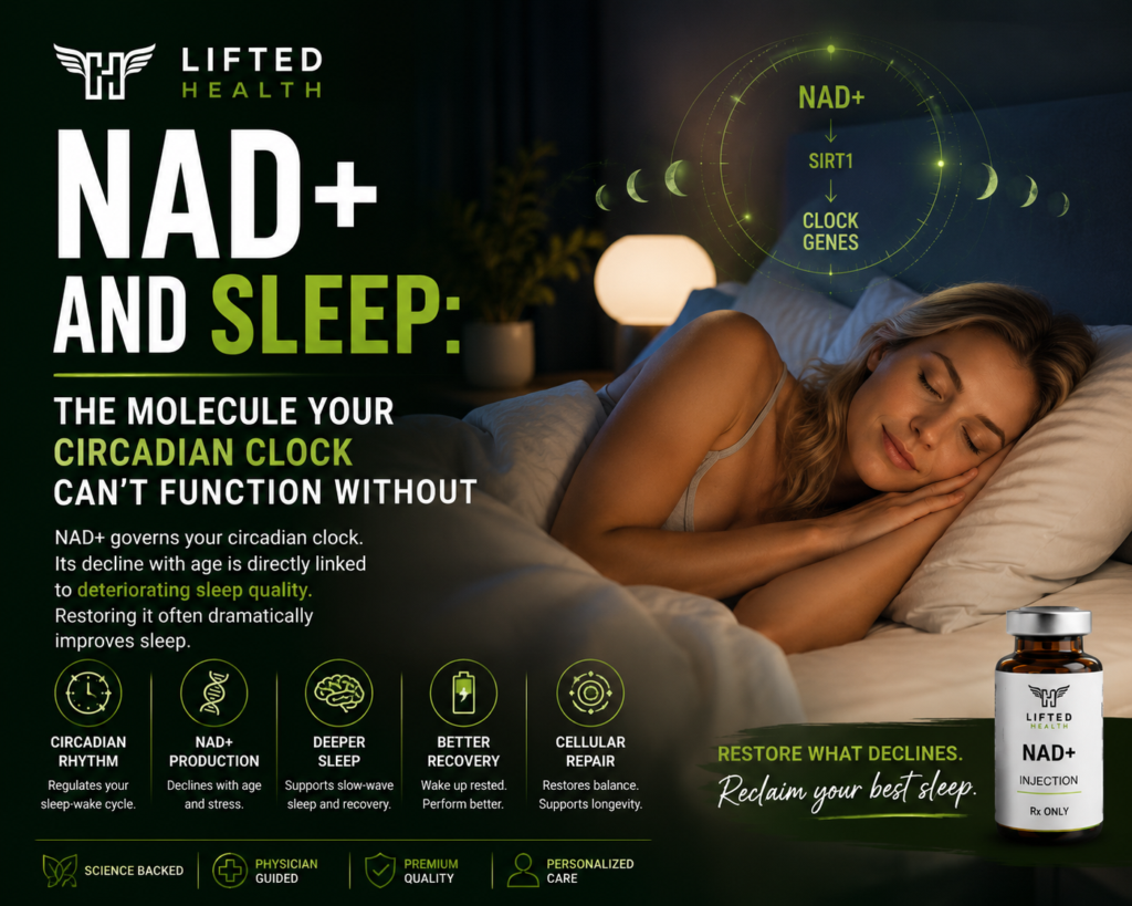 NAD+ and Sleep: The Molecule Your Circadian Clock Can’t Function Without