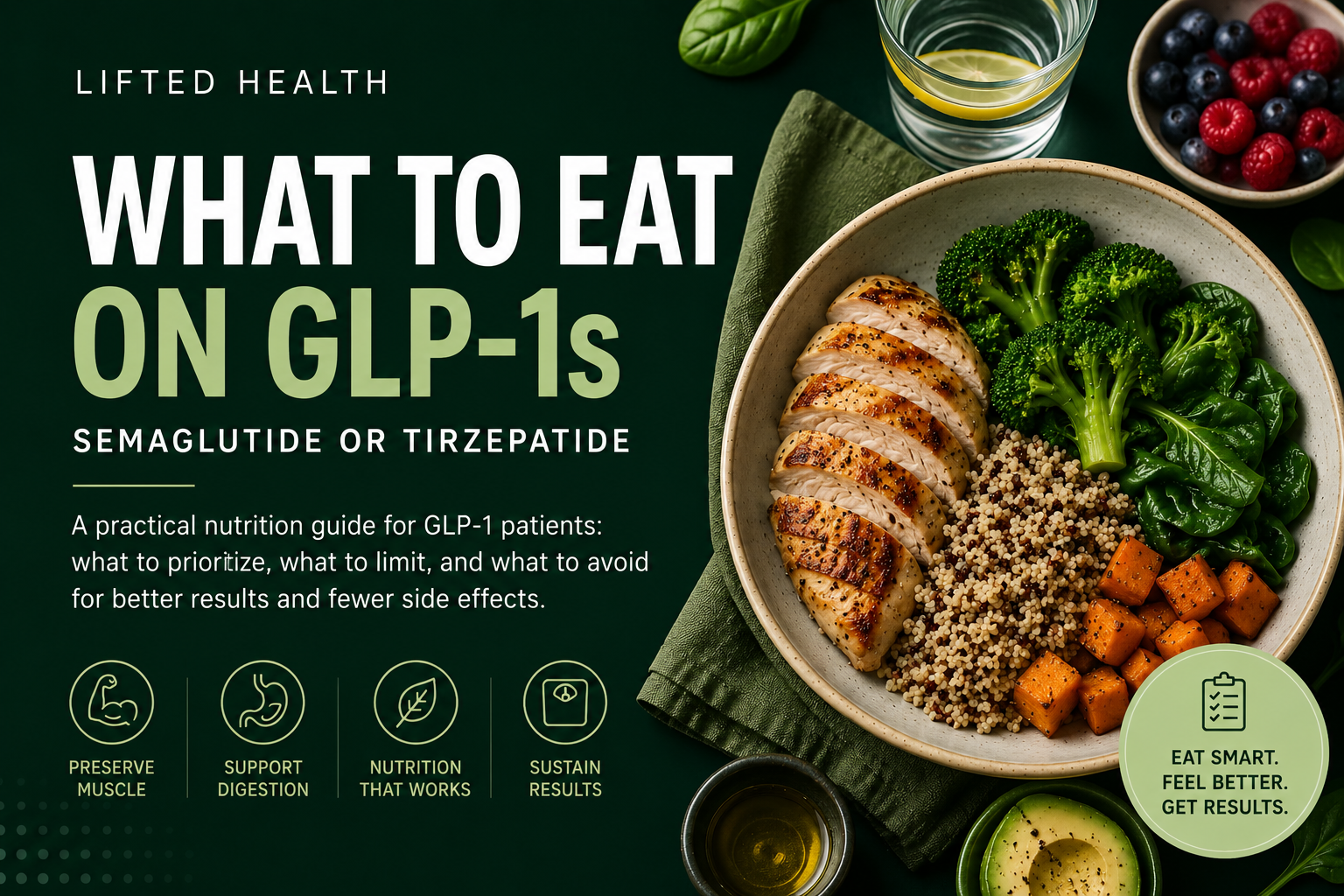 The Best Foods to Eat on Semaglutide or Tirzepatide (And What to Avoid)